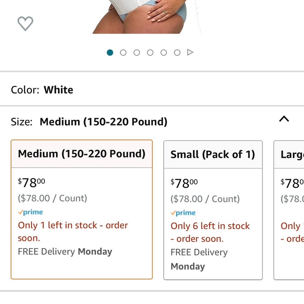 Back brace for pregnancy, like new